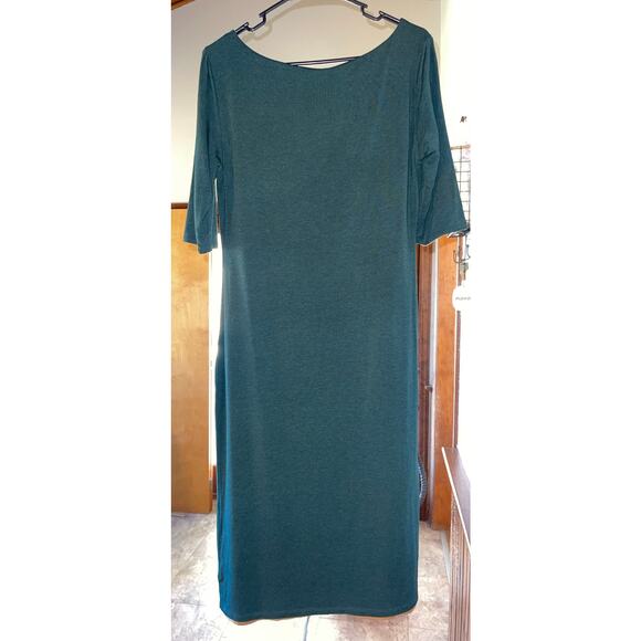 NWT Womens Prana Hunter‎ Green/Khaki Johan Foundation Reversible Midi Dress M - Picture 4 of 13